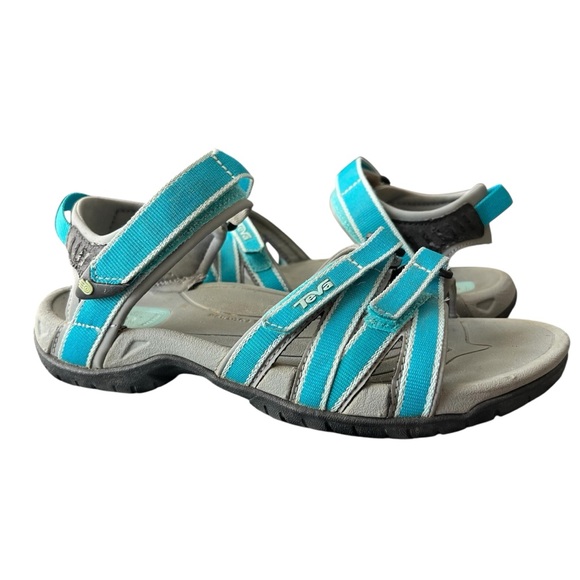 Teva Sandals Women's Size 6.5 Strappy Sport Tirra Bering Sea Hiking‎ 4266 Blue - Picture 1 of 8